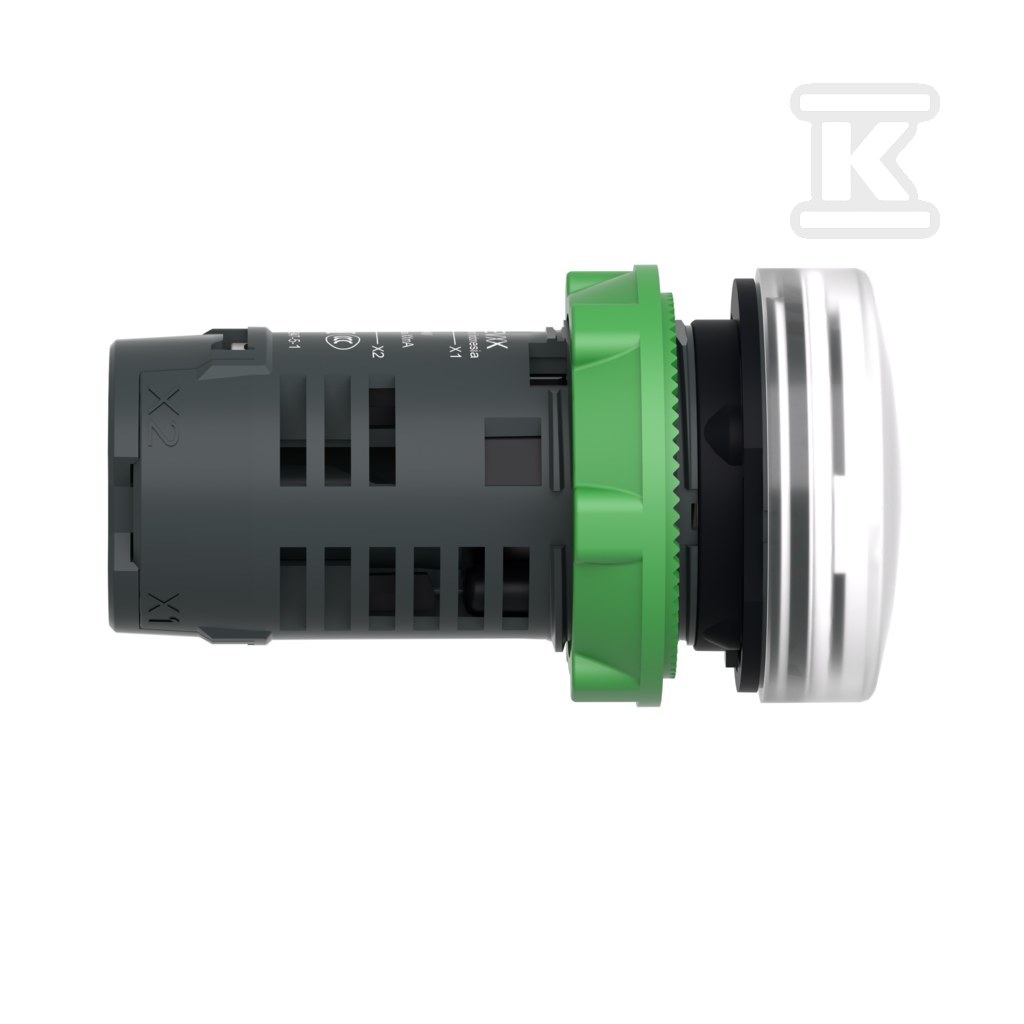 Monolithic LED indicator light white - XB5EVG1